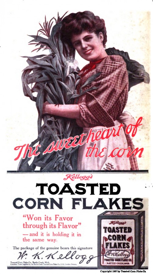 Ad Corn Flakes 1907 Burr McIntosh