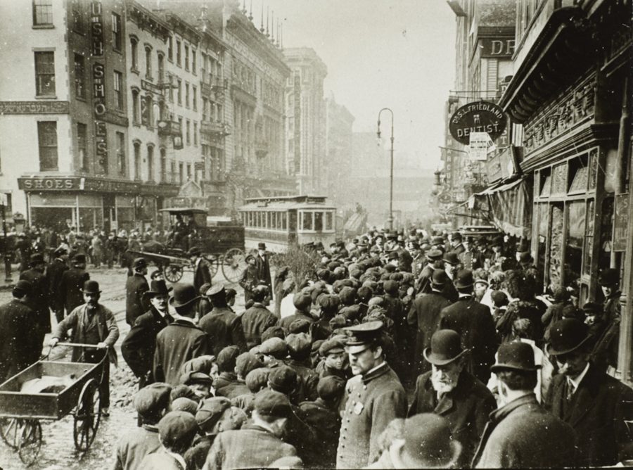 Grand Street c 1910 photo via Columbia University Community Service Society Collection