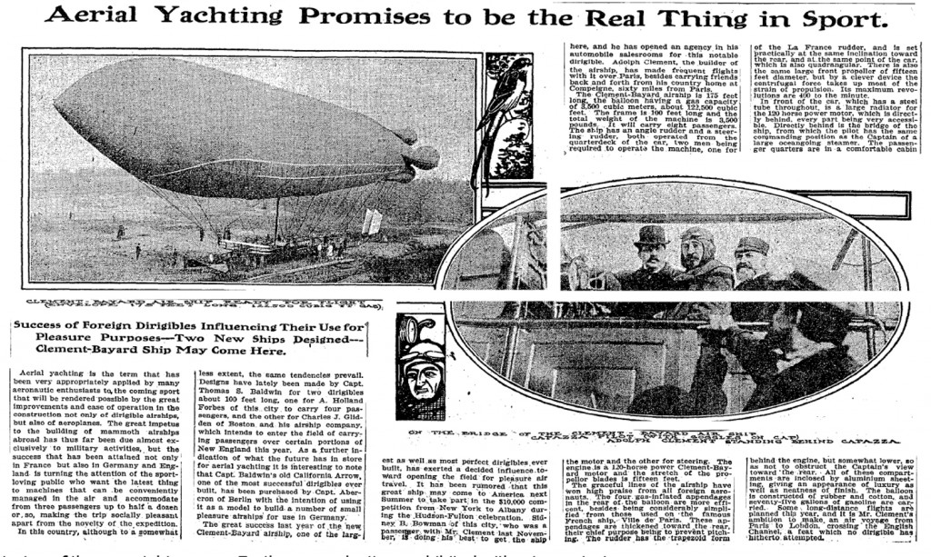 Aerial Yachting With Dirigibles