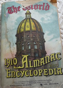 1910 World Almanac Cover P1060720