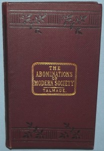 Abominations of modern Society Talmage