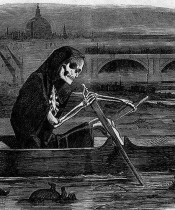 Death on the River print 19th century
