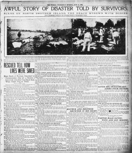 The Evening World Slocum Survivors tell their stories- June 15 1904 (click to enlarge)