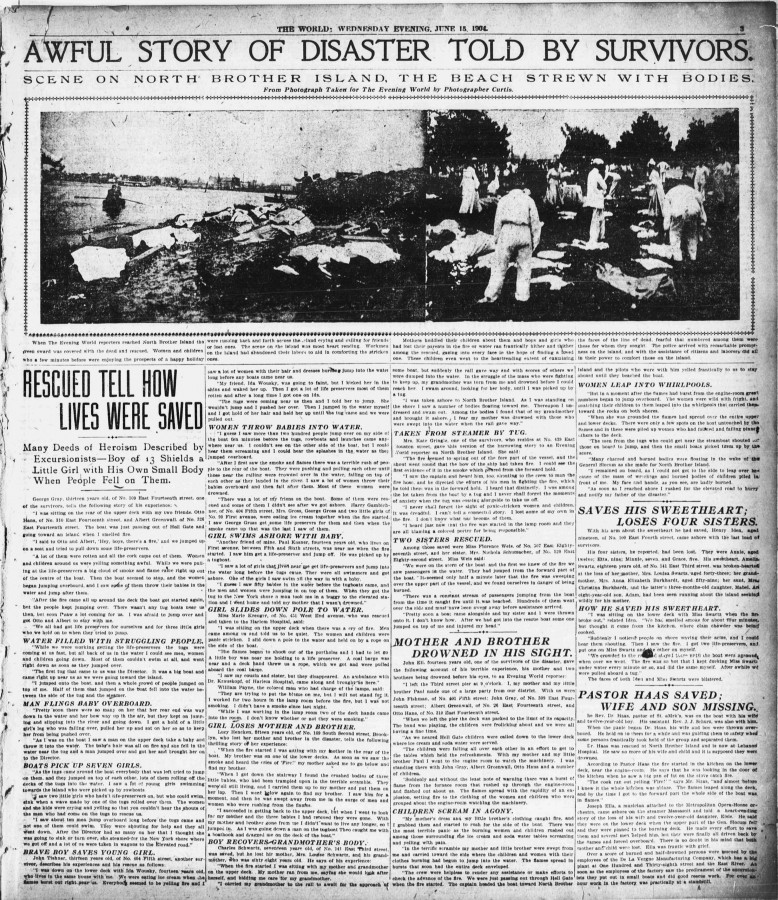 The 1904 General Slocum Disaster Had Survivors That Lived Into The 21st ...