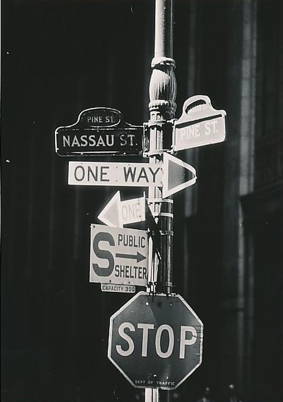 Street Signs New York City - 1962