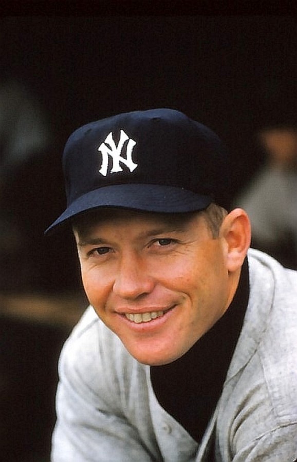 Mickey Mantle portrait 1956 photo Marvin Newman