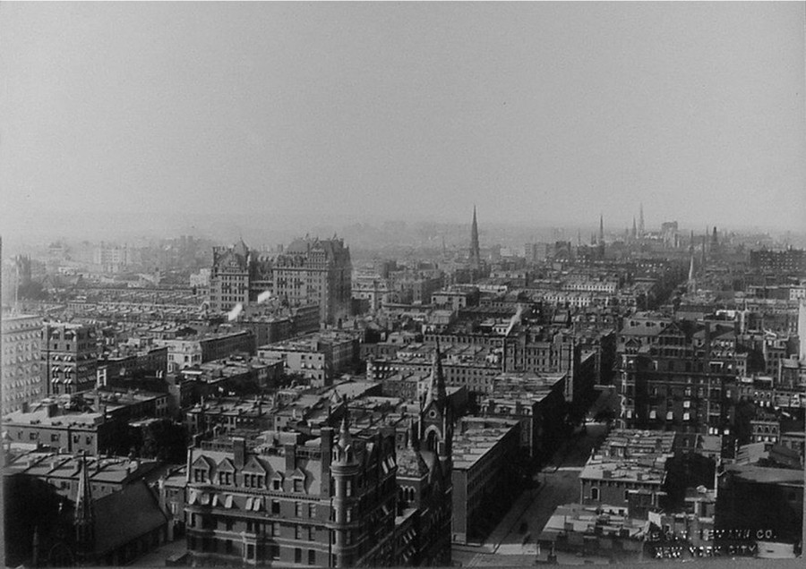view North and west from Madison Square Garden Tower 1893