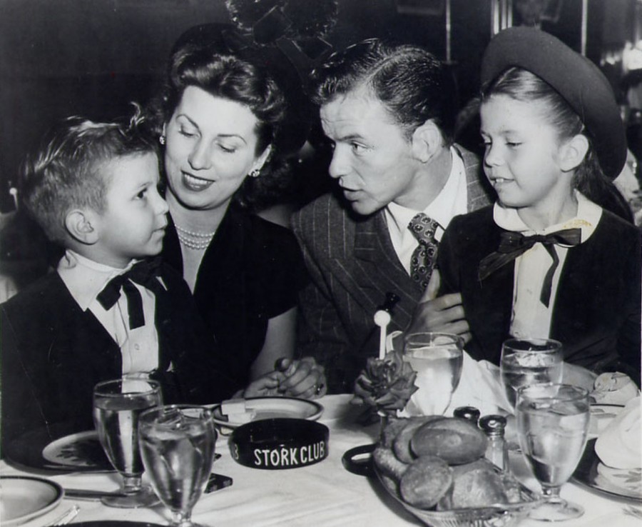 Frank Sinatra and Family at Stork Club 1947