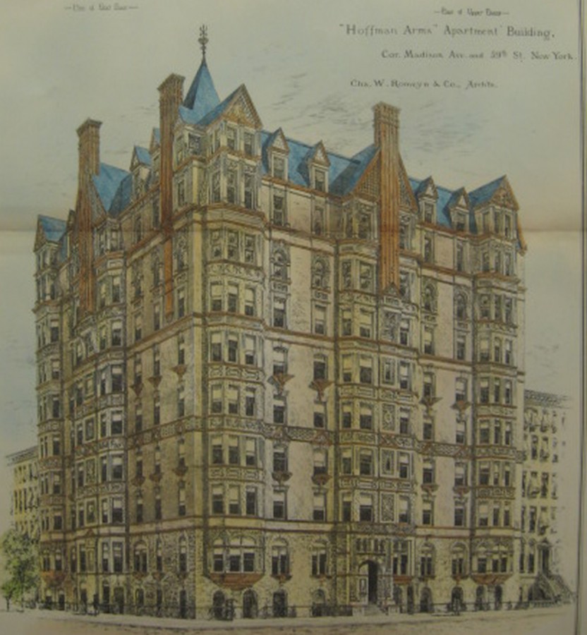 Hoffman Arms Apartments Madison Avenue 59th St. - 1885
