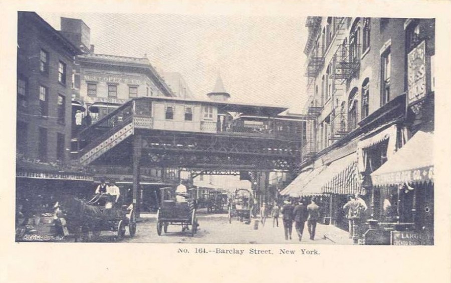 Ninth Avenue Elevated station at Barclay Street