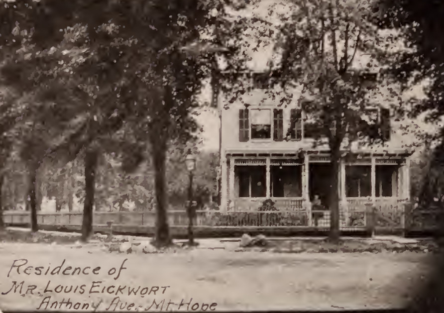 Louis Eickwort residence Anthony-Avenue Mt. Hope Bronx 1897