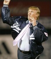 Donald Trump First pitch photo Kathy Willens AP via Newsday