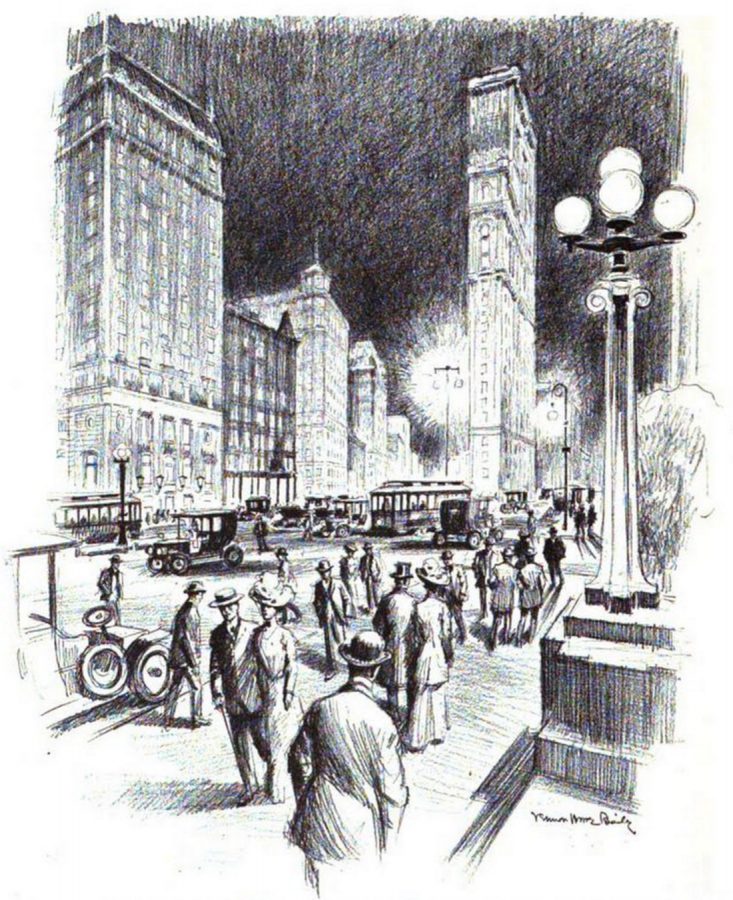 New York In 1911 As Drawn By Vernon Howe Bailey