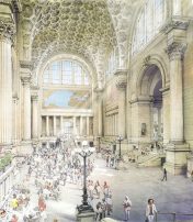 It's True, A Group Wants To Entirely Rebuild The Original Penn Station Penn Station Rebuilt Main Waiting Room Credit- Jeff Stikeman for Rebuild Penn Station