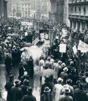 Wall Street Union Parade February 19 1938 photo Wide World