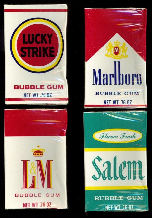 Those Politically Incorrect 1970s Bubble Gum Cigarettes