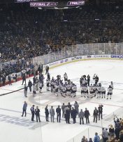 From TD Garden June 12 2019 St. Louis Blues celebrate winning the Stanley Cup