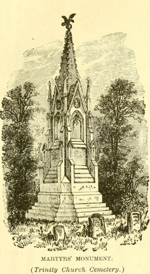 Trinity Church Martyr's monument Revolutionary War Rhinelander Sugra House