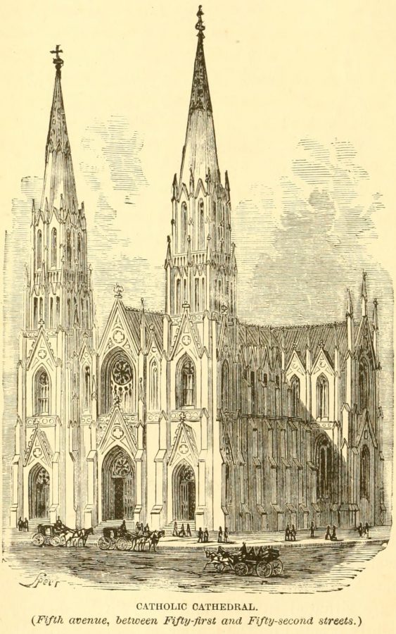 St. Patrick's Cathedral 1870 New York