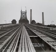 Queensboro Bridge upper level tracks June 26 1917