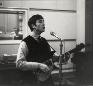 The 40th Anniversary Of John Lennon's Death John Lennon in studio c 1964 photo London Features International