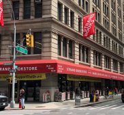 Outside Strand Bookstore April 2021