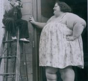Baby Ruth - She Wasn't Fat Enough Baby Ruth Pontico Fat Lady circus 1941 photo AP