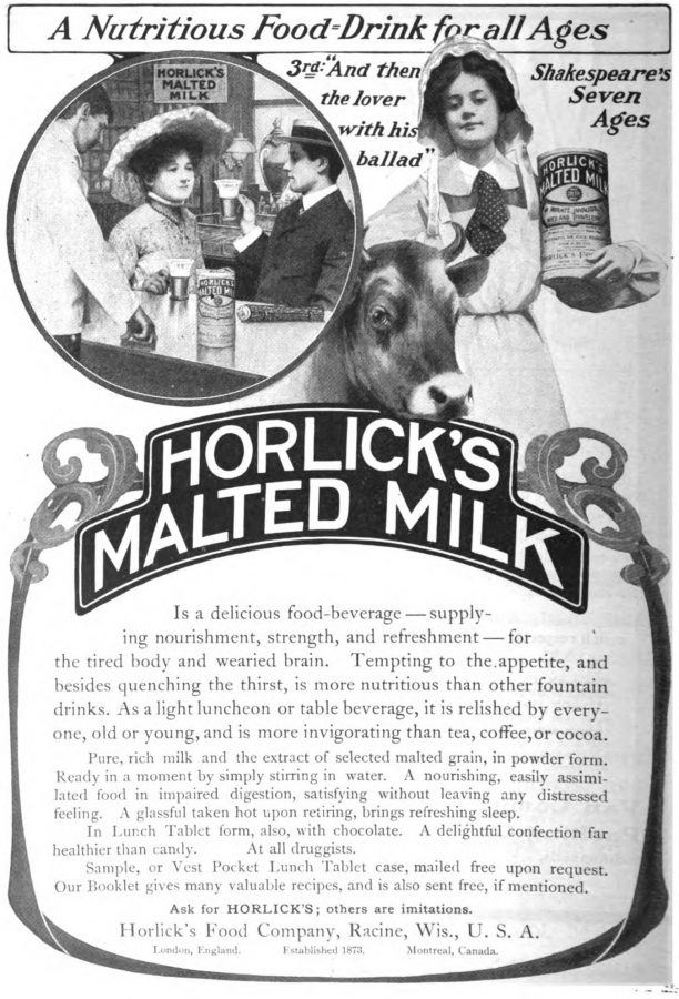 Horlick's maled milk ad