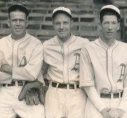 Grove Earnshaw Rommel Athletics 1931 World Series Acme Photo