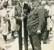 Connie Mack and John McGraw at the first All Star Game 1933