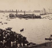 Crowd at regatta Castle Garden July 4 1860 no 2 photo Anthony