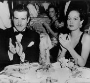 Dorothy Lamour Robert Preston at dinner 1940