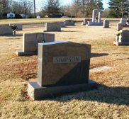 Simpson headstone 42452352_126371706877