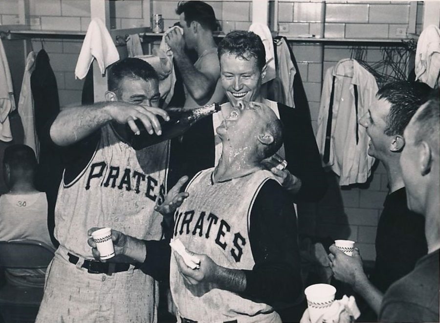 October 13, 1960 Pirates Celebrate Beating Yankees In The World Series