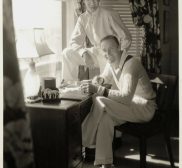 Cary Grant Randolph Scott at home 1935 photo Paramount Studios