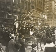 Celebrating Armistice Day in New York City November 11 1918 photo WIde World