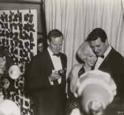Charlton Heston Marilyn Monroe Rock Hudsonat Beverly Hilton Hotel Golden Globes March 5 1962