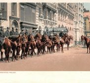 27th St from Fifth Ave looking east Mounted Police Detroit Photo pc