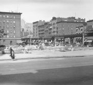 Ninth Avenue north from 23rd Street to 24 th Street across is west side lot photo Percy Loomis Speer May 31 1930